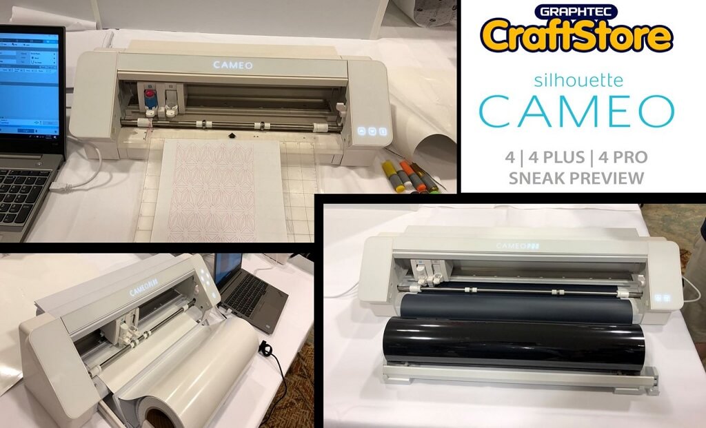 graphtec gb craft store - silhouette cameo 4 - sneak preview - all machines