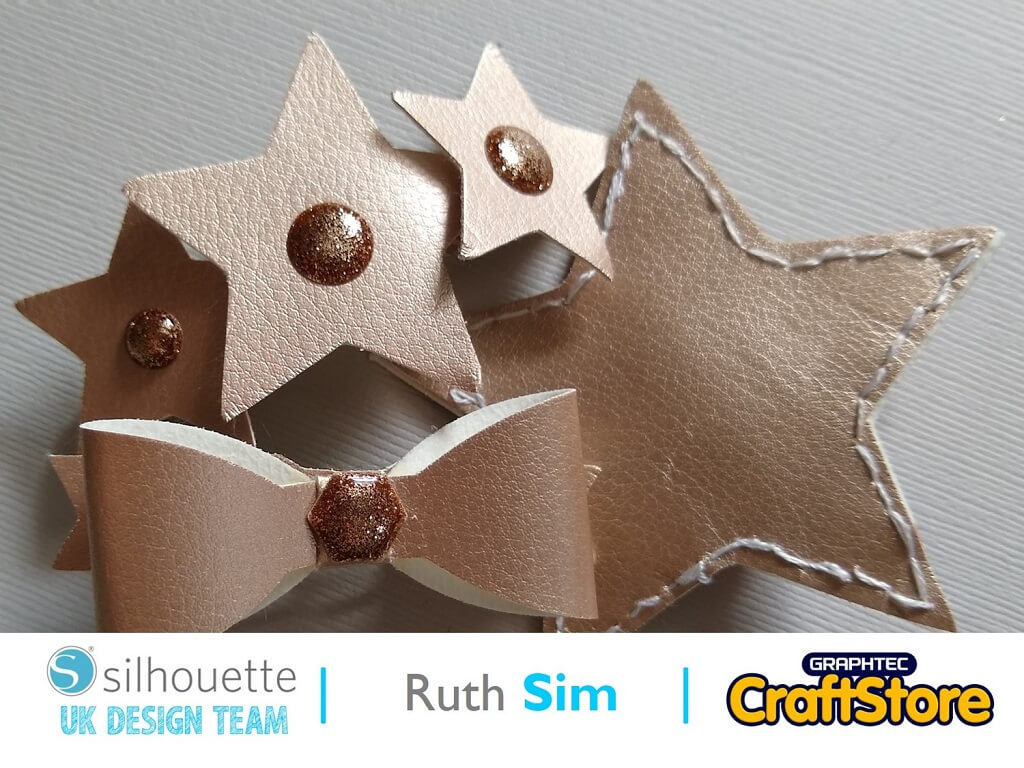 silhouette uk blog - ruth sim - leatherette christmas hair clips - cover