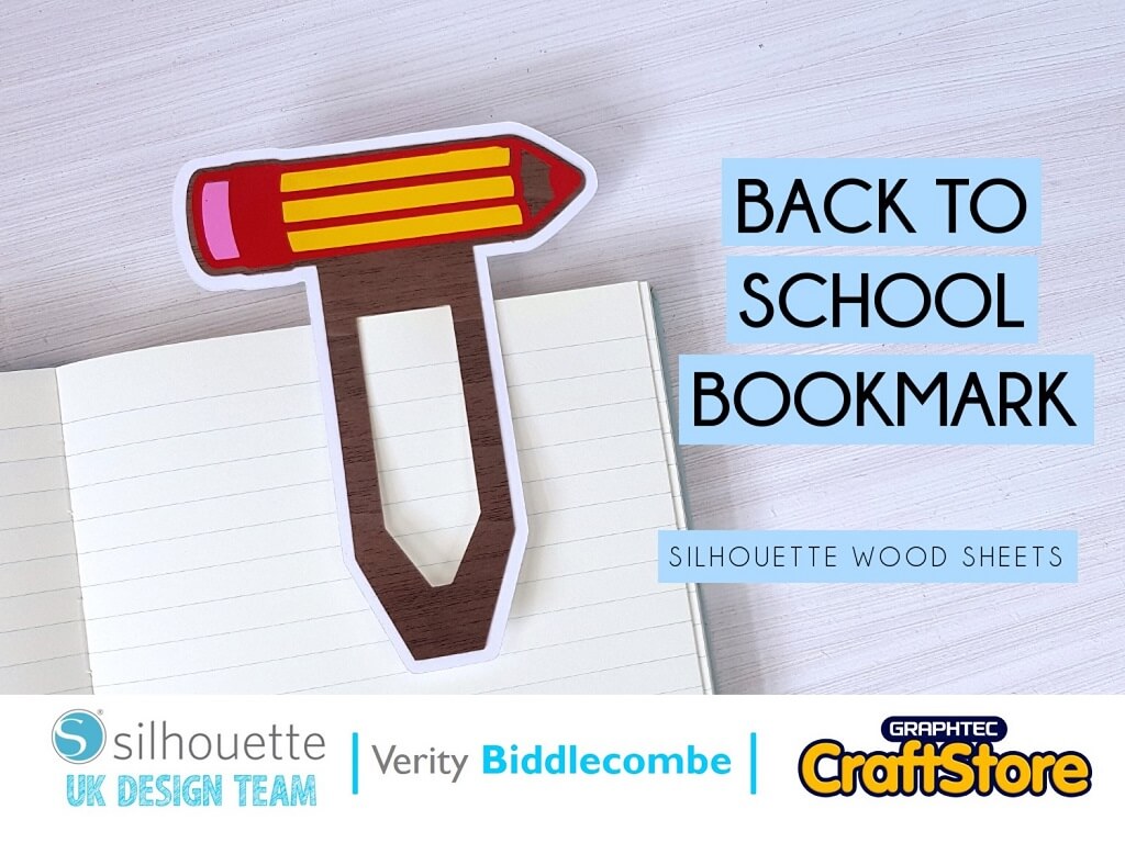 silhouette uk blog - verity biddlecombe - back-to-school bookmark - wood paper sheets - cover