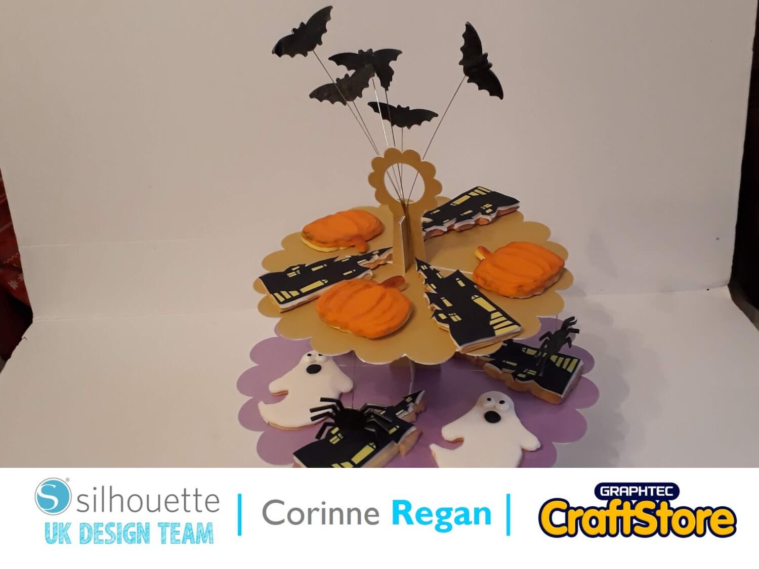 silhouette uk blog - corinne regan - halloween cookies - cover