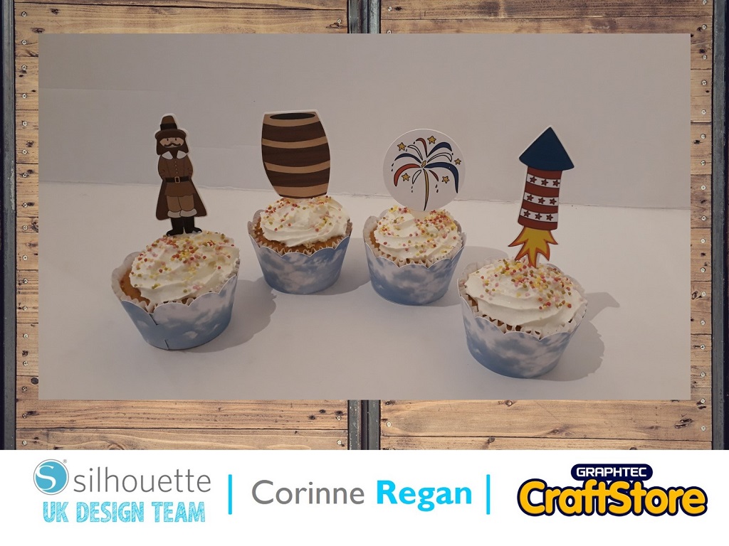 silhouette uk blog - corinne regan - wc43 - cupcakes - main