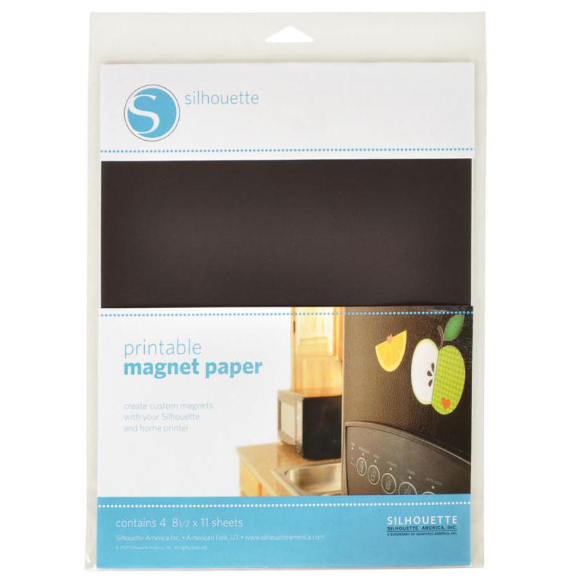Silhouette Magnet Paper - Printable