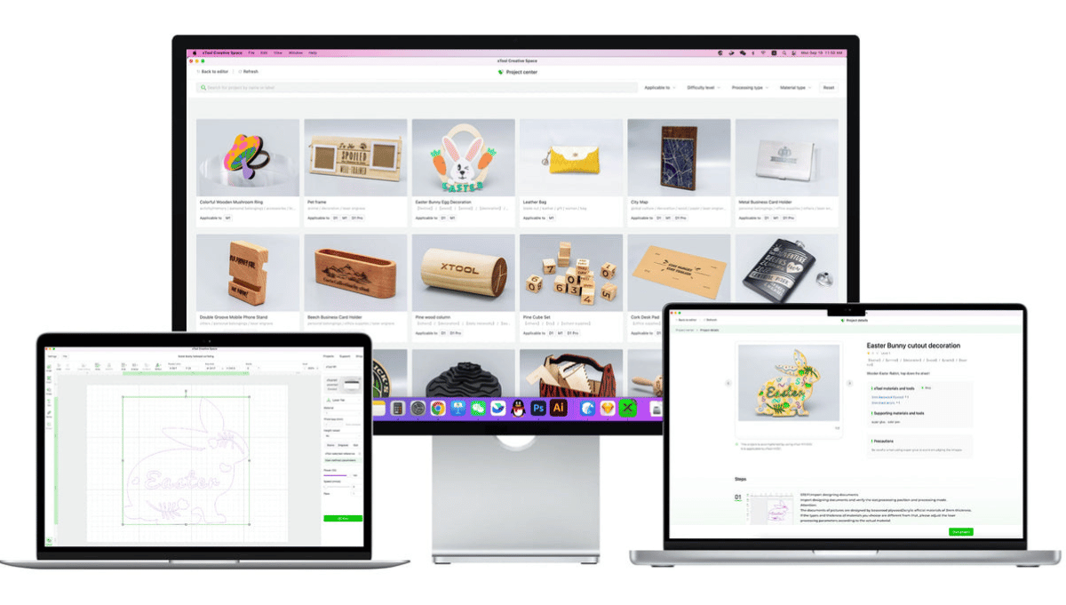 xtool - creative space design software